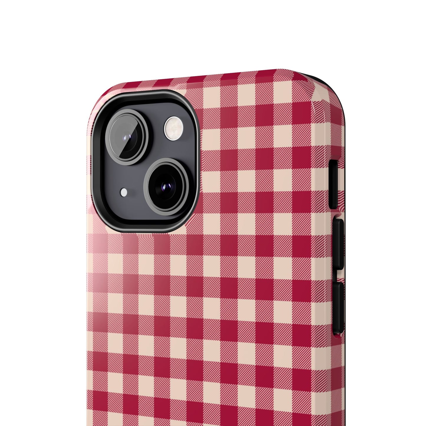 Vintage Red Gingham Check – iPhone Series Case - BOGO Cases