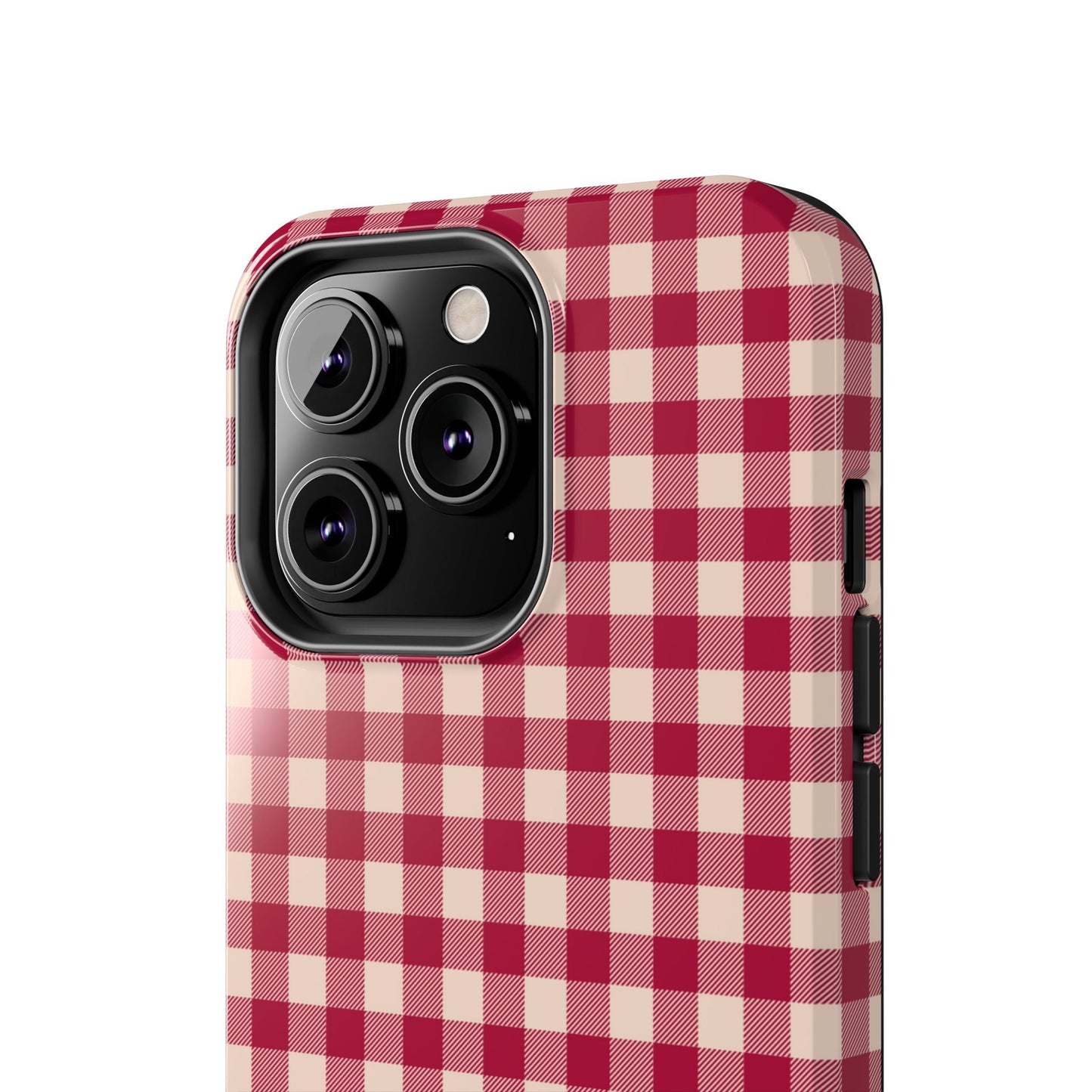 Vintage Red Gingham Check – iPhone Series Case - BOGO Cases