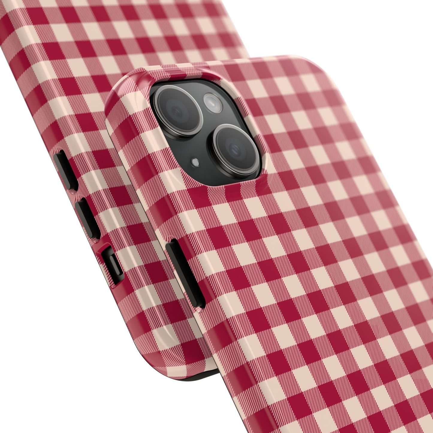Vintage Red Gingham Check – iPhone Series Case - BOGO Cases