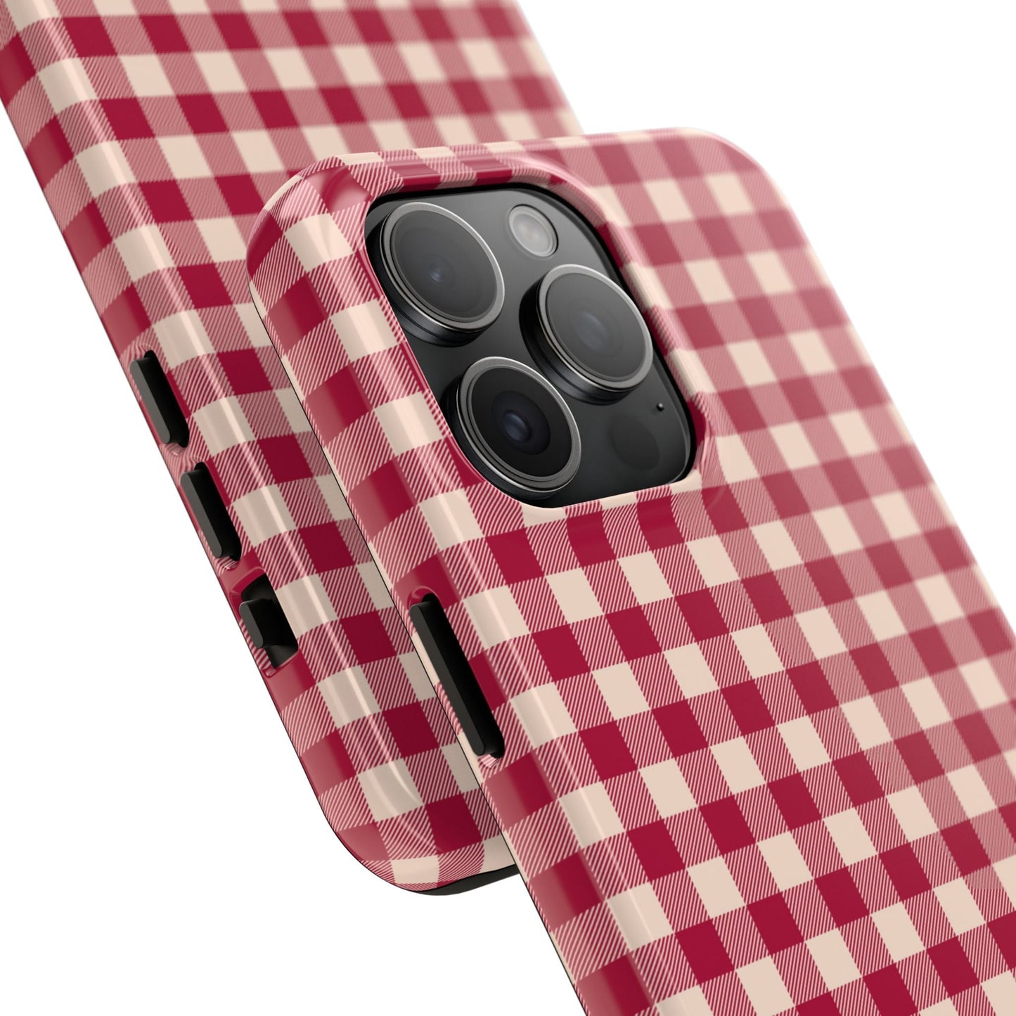 Vintage Red Gingham Check – iPhone Series Case - BOGO Cases