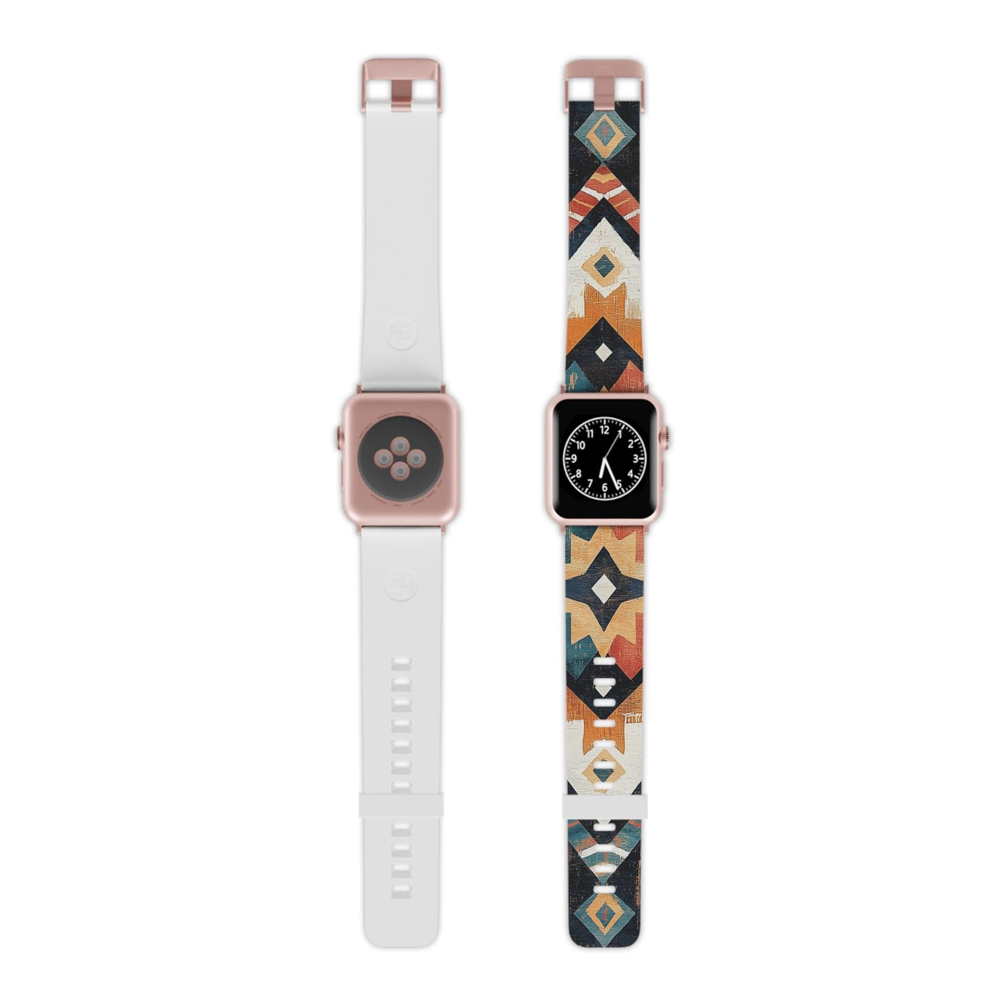 Vintage Southwestern Diamond Apple Watch Band | Rustic Tribal Design - BOGO Cases