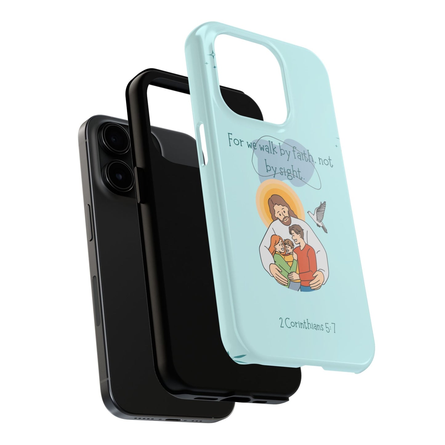 Walk by Faith 2 Corinthians 5:7 - iPhone Series Case - BOGO Cases