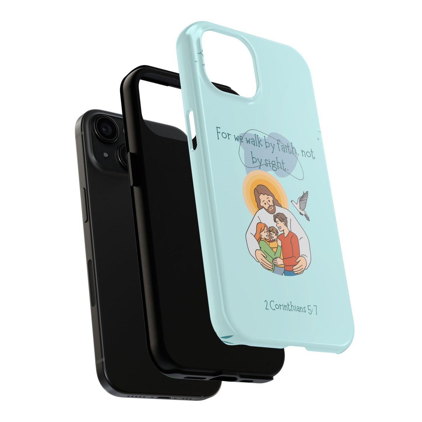 Walk by Faith 2 Corinthians 5:7 - iPhone Series Case - BOGO Cases