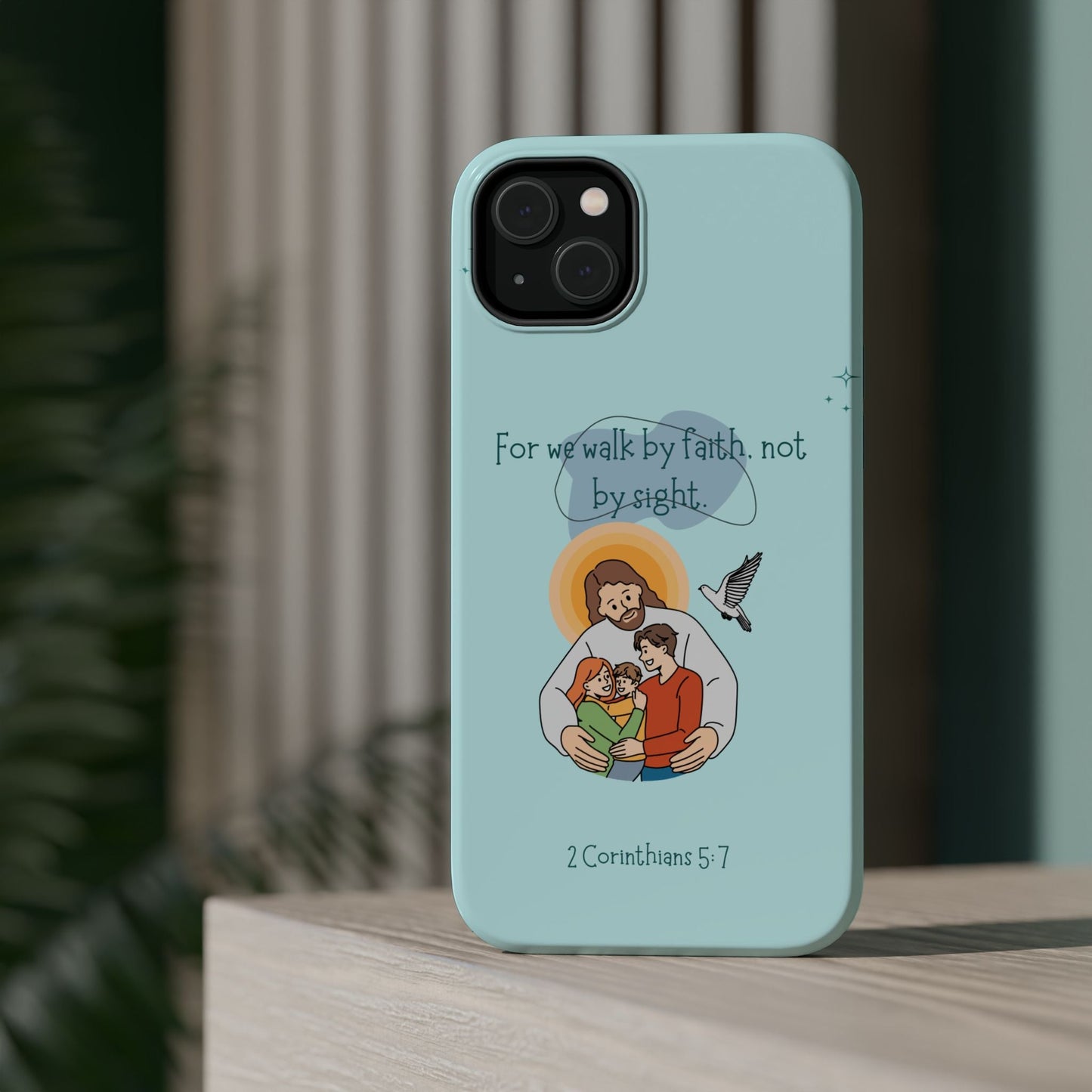 Walk by Faith 2 Corinthians 5:7 - MagSafe iPhone Case - BOGO Cases