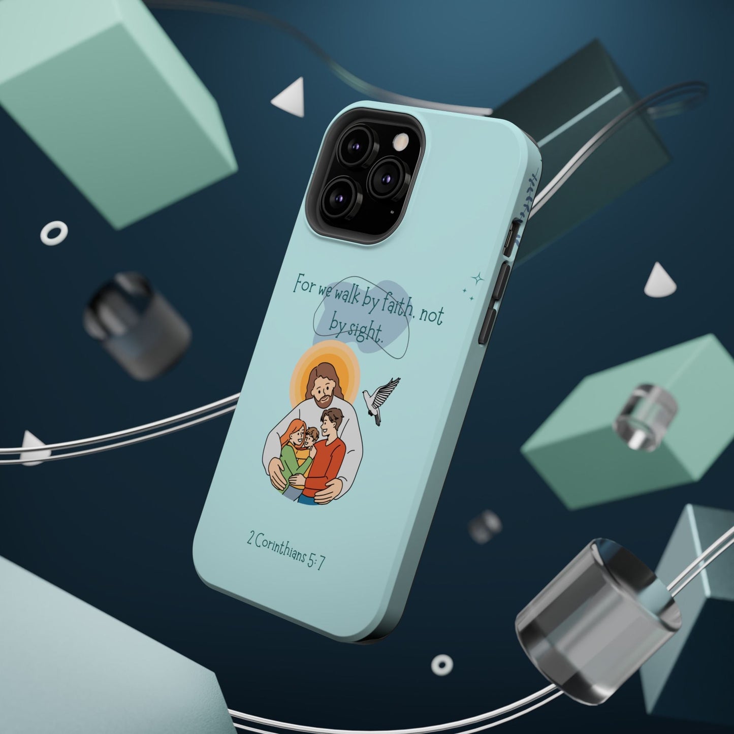 Walk by Faith 2 Corinthians 5:7 - MagSafe iPhone Case - BOGO Cases