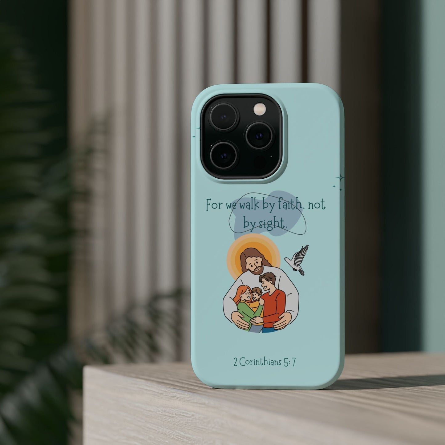 Walk by Faith 2 Corinthians 5:7 - MagSafe iPhone Case - BOGO Cases