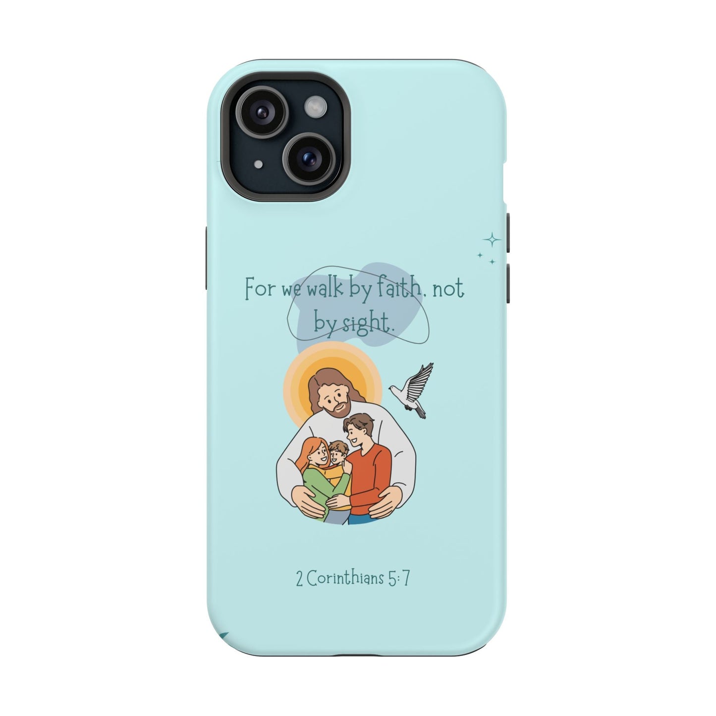 Walk by Faith 2 Corinthians 5:7 - MagSafe iPhone Case - BOGO Cases