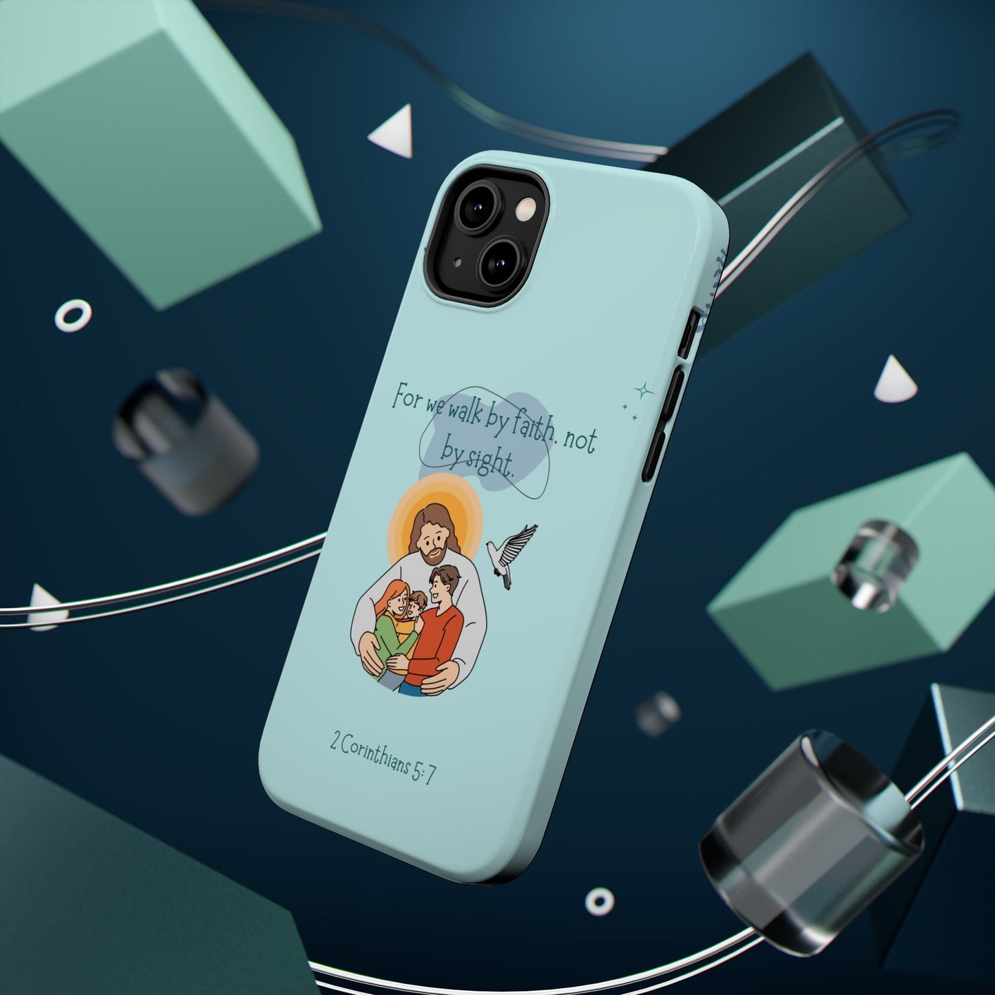 Walk by Faith 2 Corinthians 5:7 - MagSafe iPhone Case - BOGO Cases