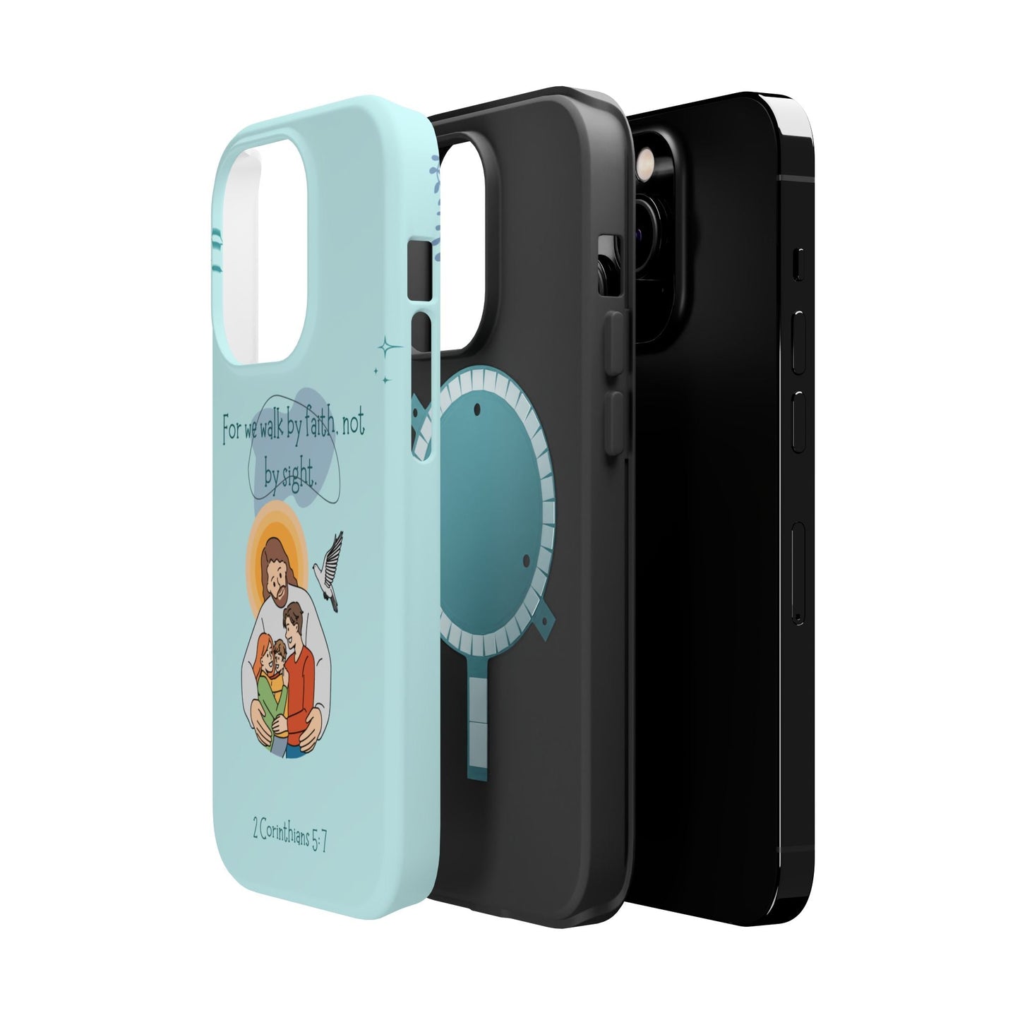 Walk by Faith 2 Corinthians 5:7 - MagSafe iPhone Case - BOGO Cases