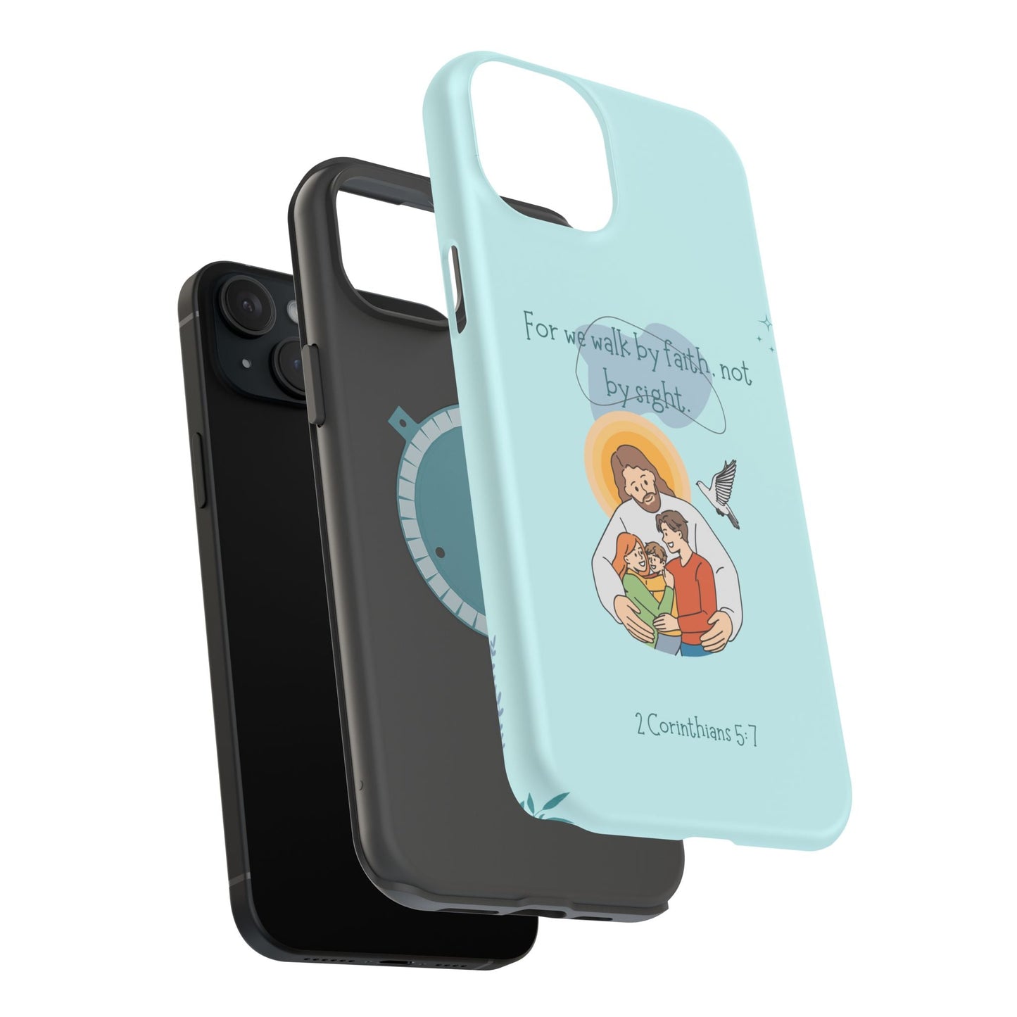 Walk by Faith 2 Corinthians 5:7 - MagSafe iPhone Case - BOGO Cases