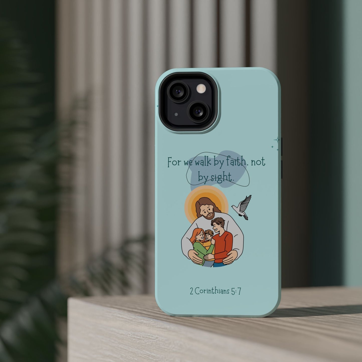 Walk by Faith 2 Corinthians 5:7 - MagSafe iPhone Case - BOGO Cases