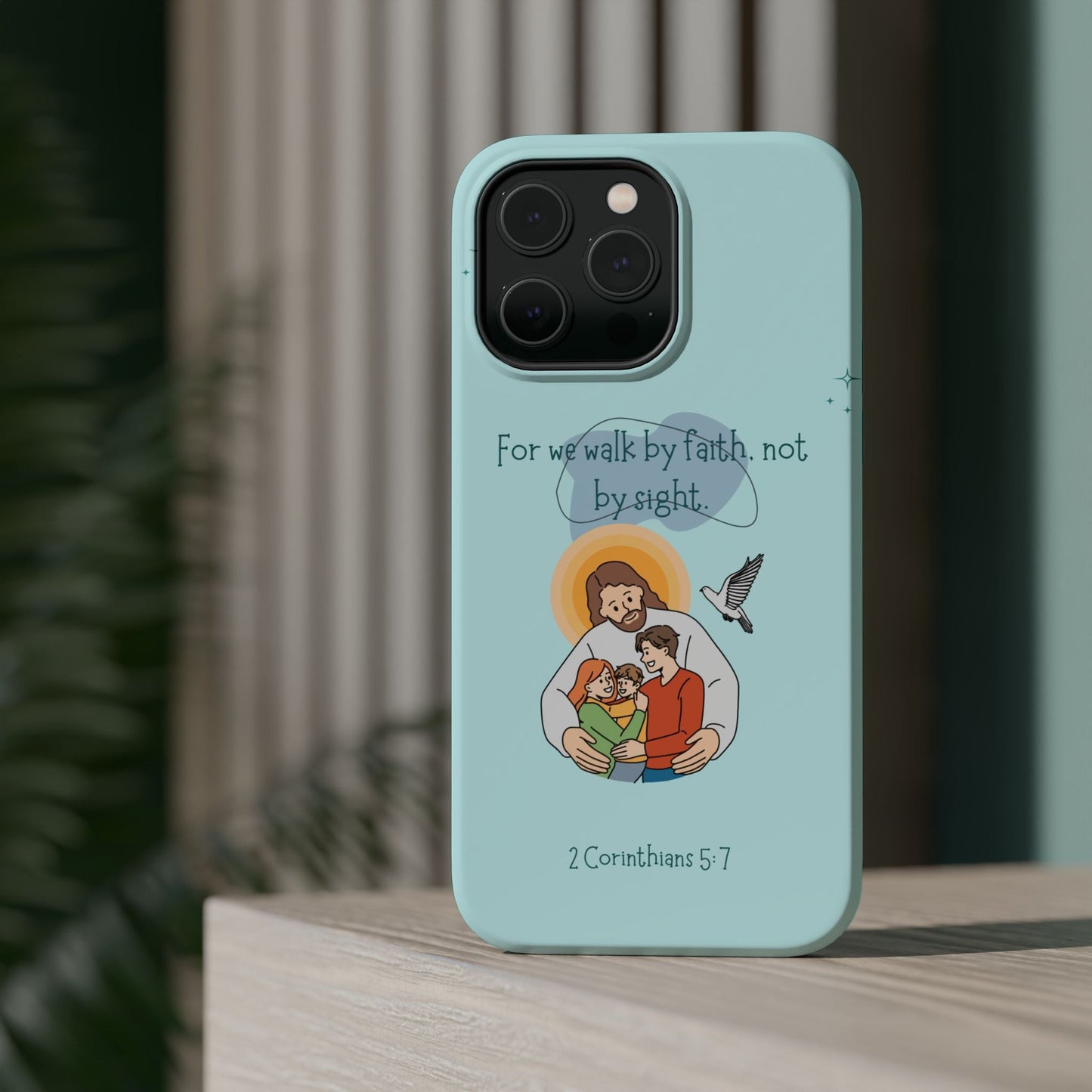 Walk by Faith 2 Corinthians 5:7 - MagSafe iPhone Case - BOGO Cases