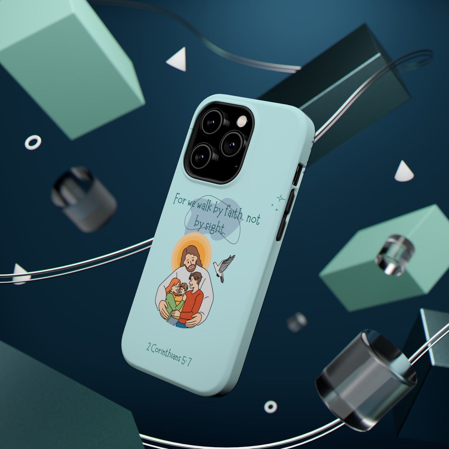 Walk by Faith 2 Corinthians 5:7 - MagSafe iPhone Case - BOGO Cases