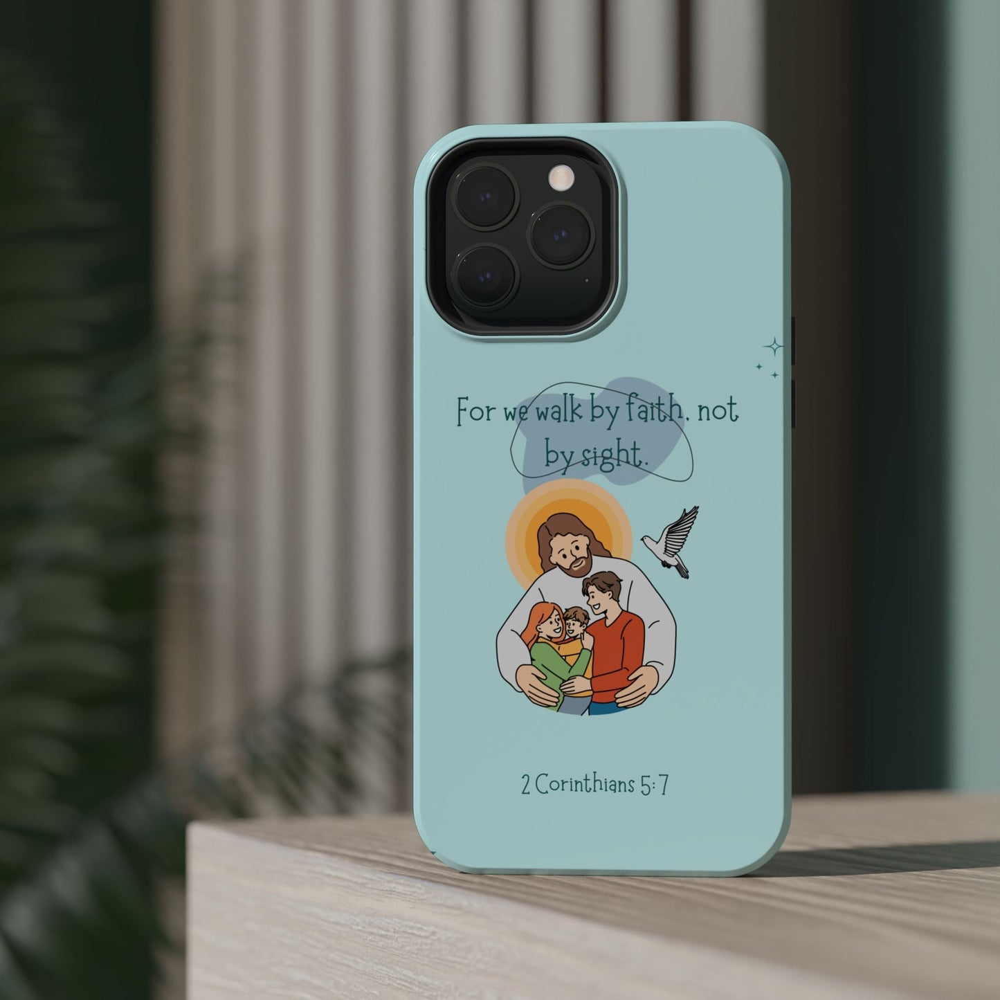 Walk by Faith 2 Corinthians 5:7 - MagSafe iPhone Case - BOGO Cases
