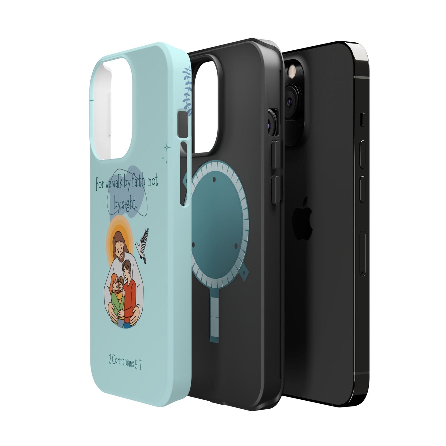 Walk by Faith 2 Corinthians 5:7 - MagSafe iPhone Case - BOGO Cases