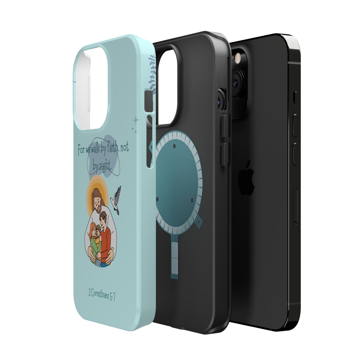 Walk by Faith 2 Corinthians 5:7 - MagSafe iPhone Case - BOGO Cases
