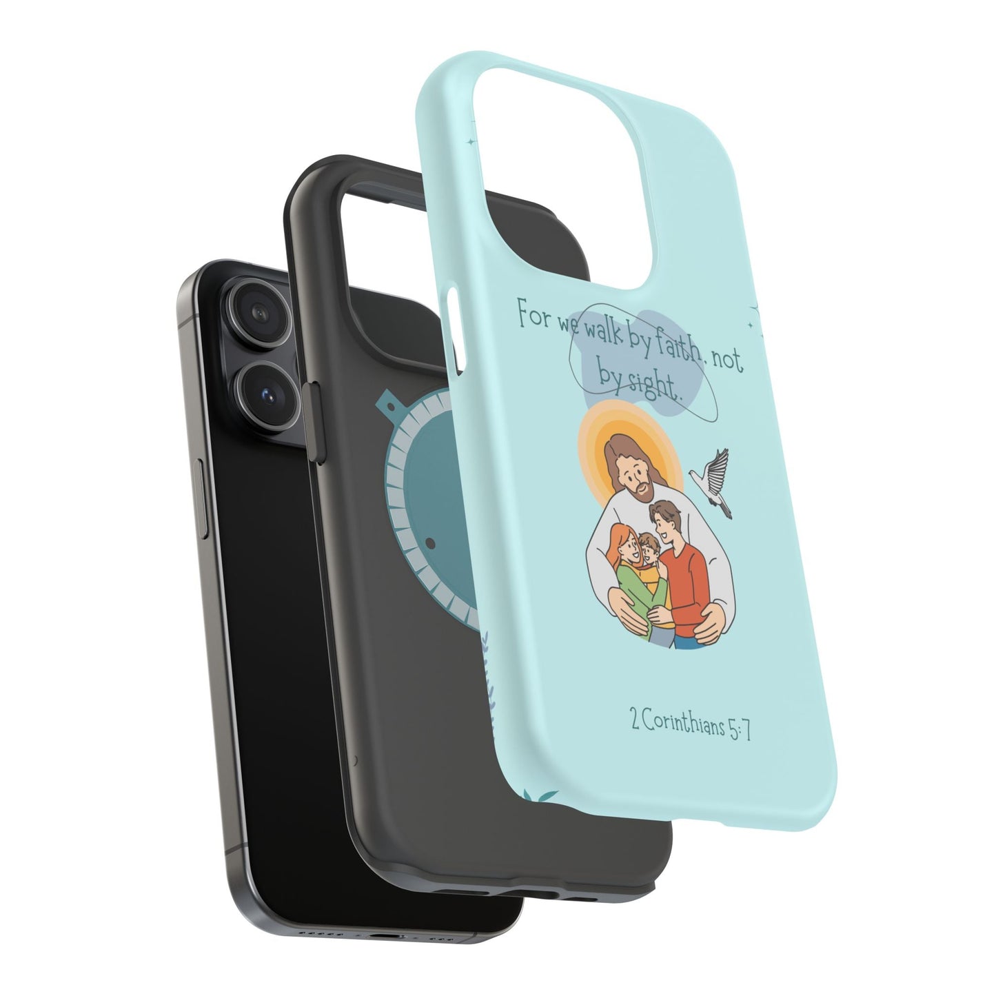 Walk by Faith 2 Corinthians 5:7 - MagSafe iPhone Case - BOGO Cases
