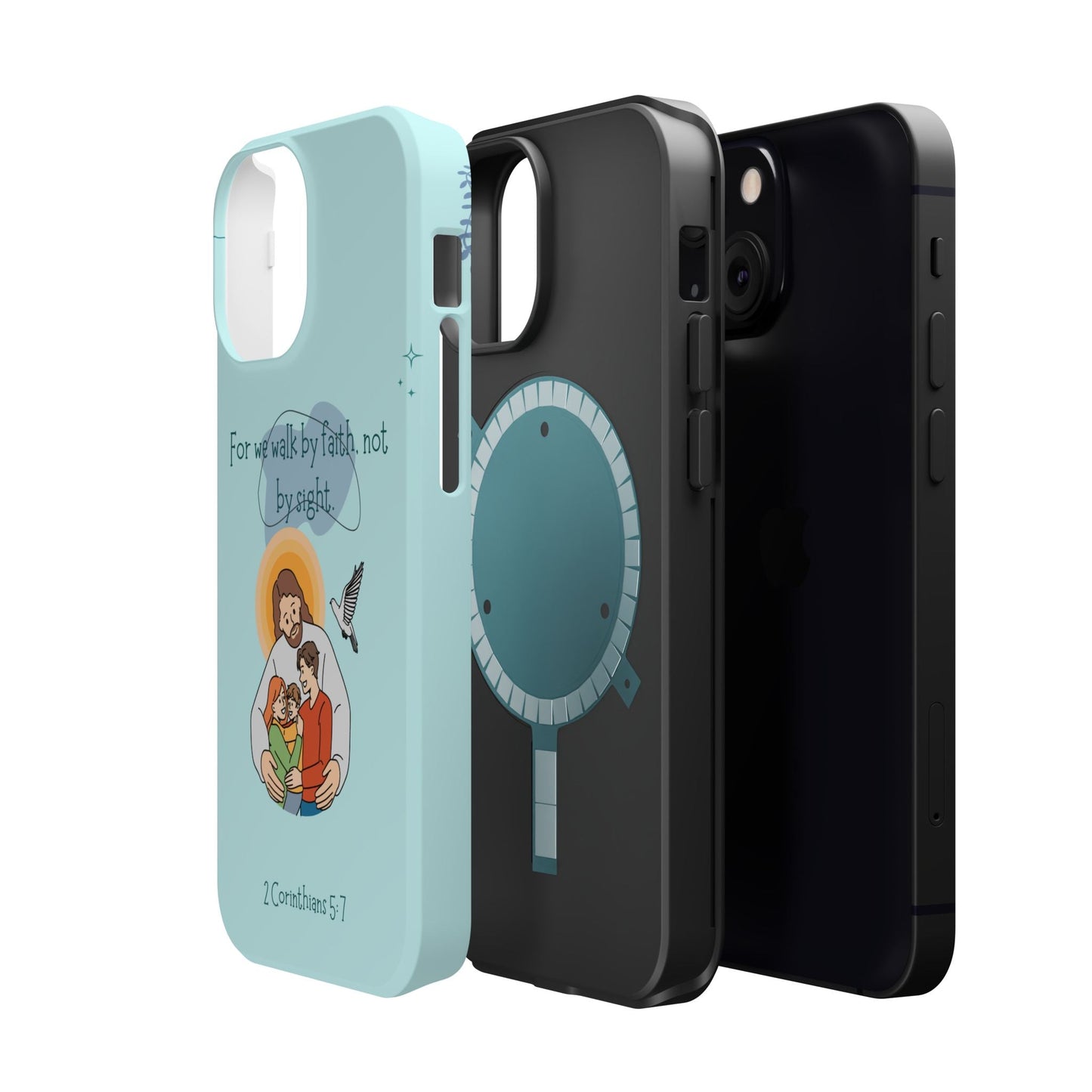 Walk by Faith 2 Corinthians 5:7 - MagSafe iPhone Case - BOGO Cases