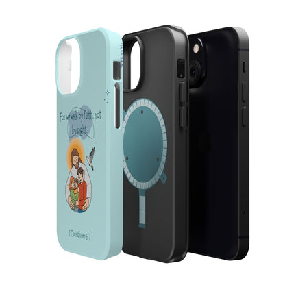 Walk by Faith 2 Corinthians 5:7 - MagSafe iPhone Case - BOGO Cases