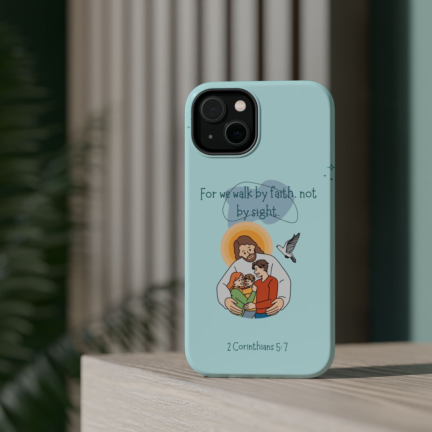 Walk by Faith 2 Corinthians 5:7 - MagSafe iPhone Case - BOGO Cases