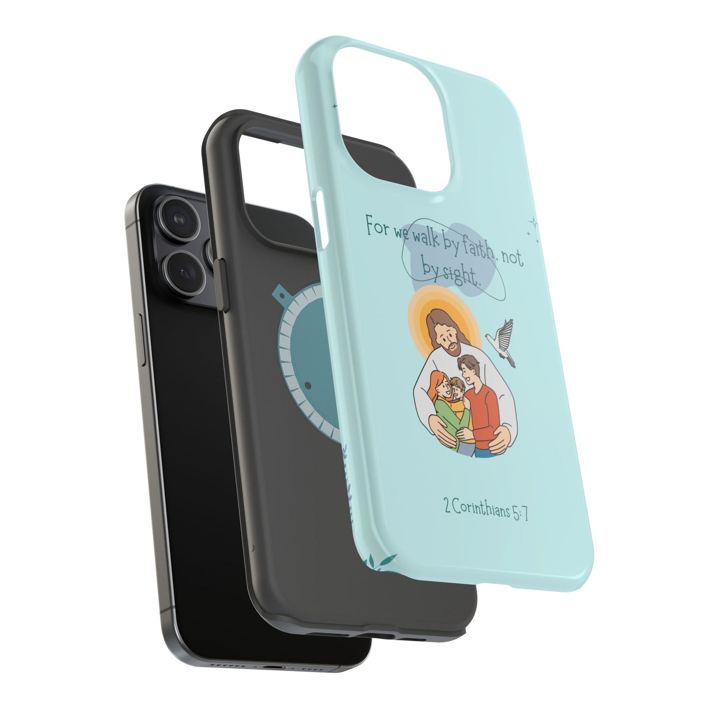 Walk by Faith 2 Corinthians 5:7 - MagSafe iPhone Case - BOGO Cases
