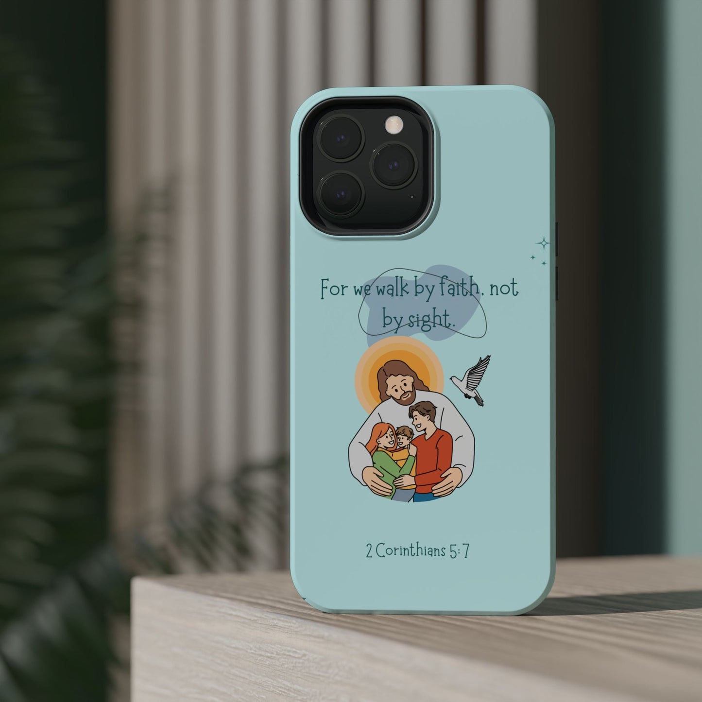 Walk by Faith 2 Corinthians 5:7 - MagSafe iPhone Case - BOGO Cases