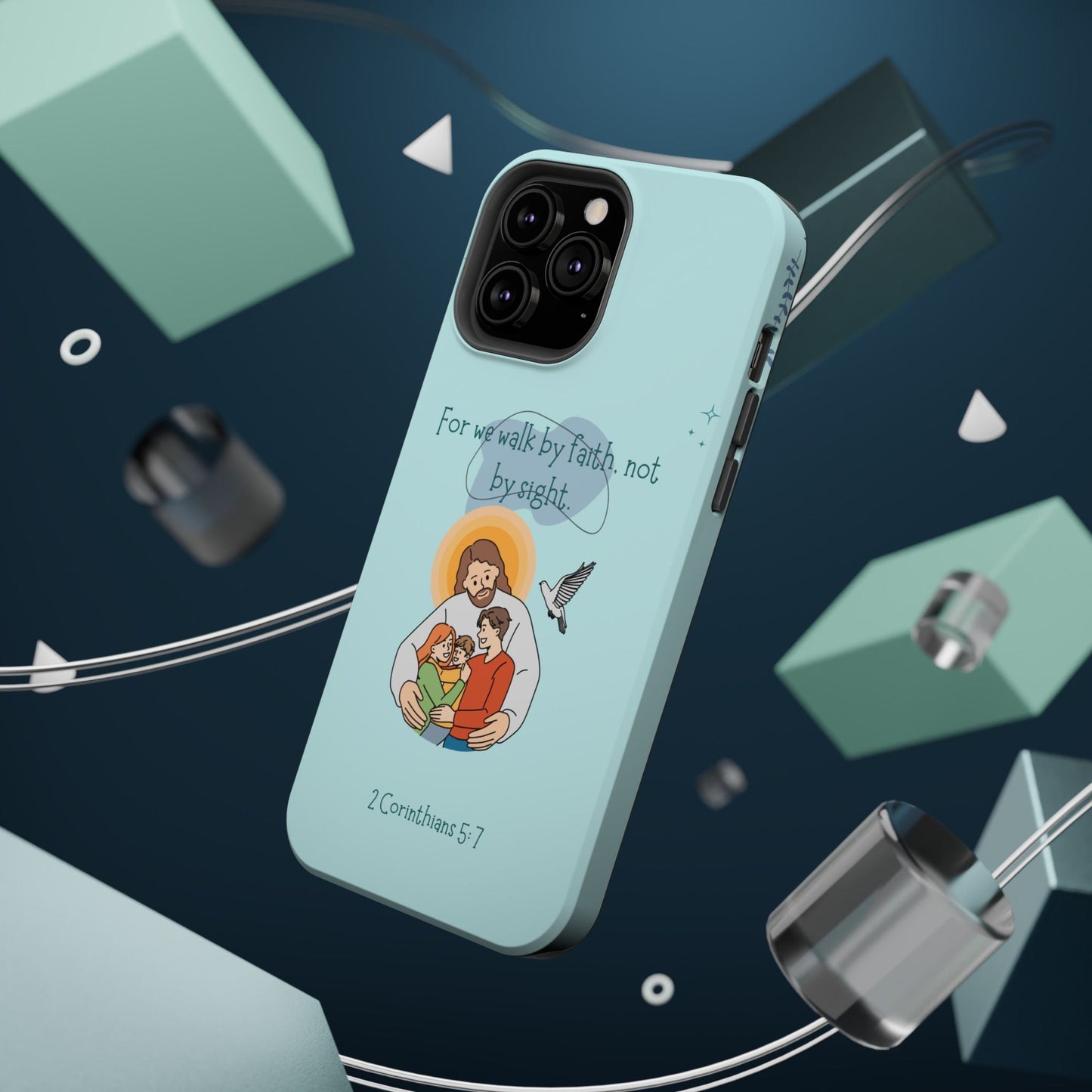 Walk by Faith 2 Corinthians 5:7 - MagSafe iPhone Case - BOGO Cases