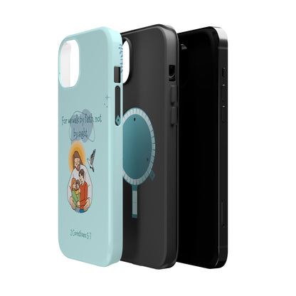 Walk by Faith 2 Corinthians 5:7 - MagSafe iPhone Case - BOGO Cases