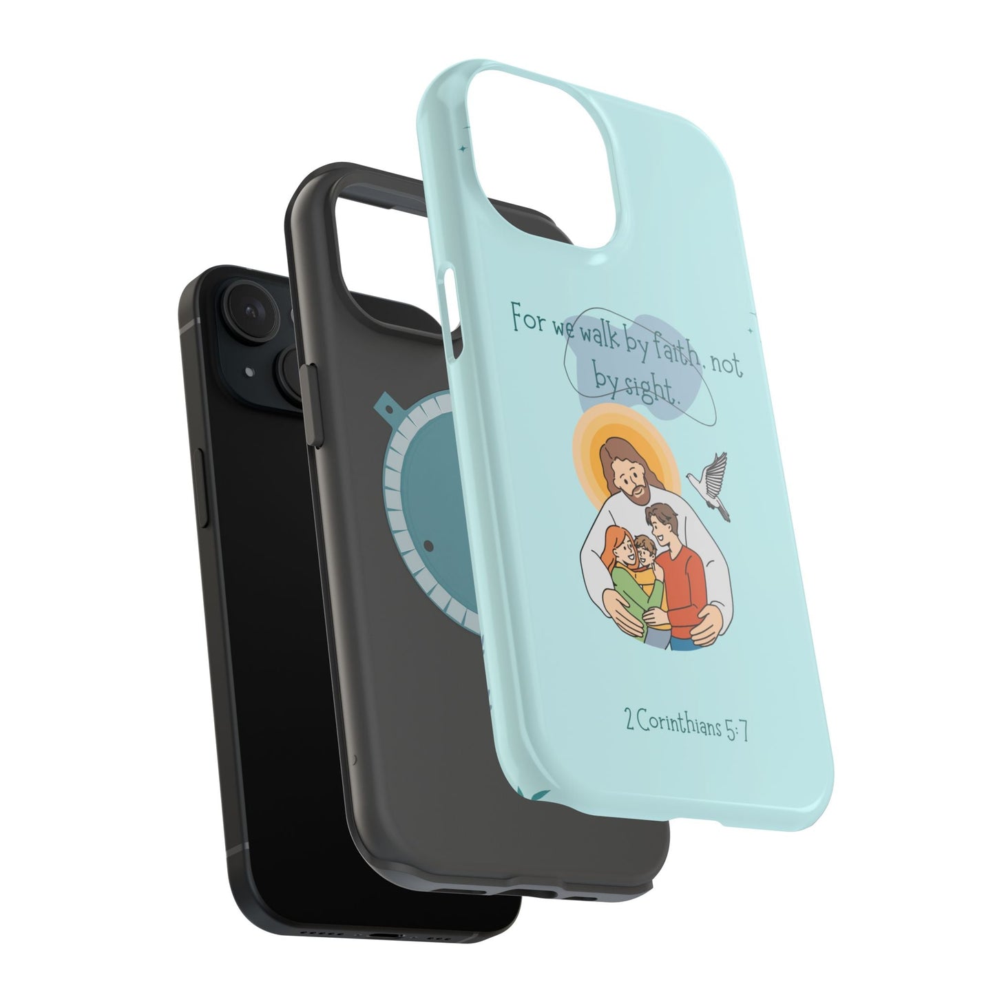 Walk by Faith 2 Corinthians 5:7 - MagSafe iPhone Case - BOGO Cases