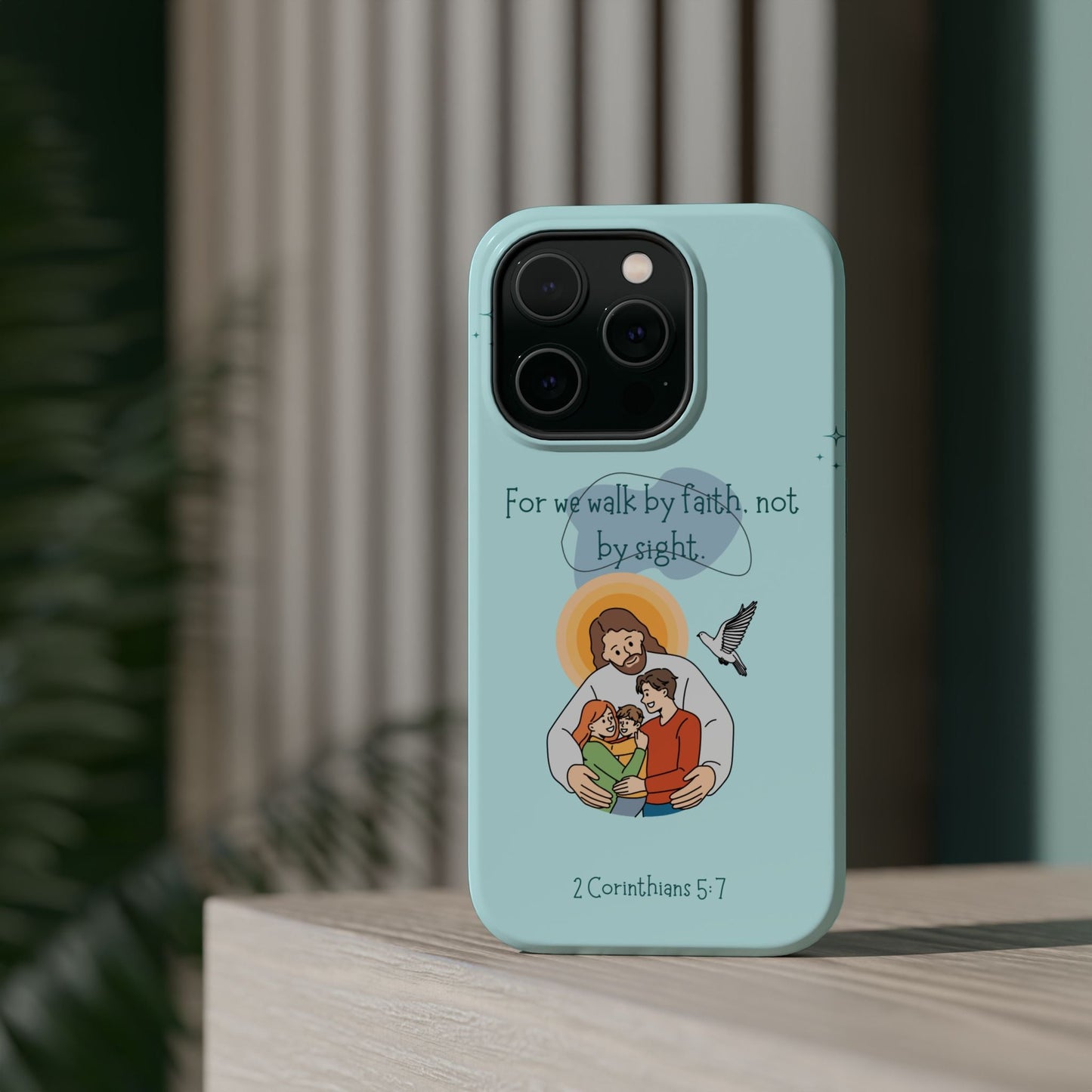 Walk by Faith 2 Corinthians 5:7 - MagSafe iPhone Case - BOGO Cases