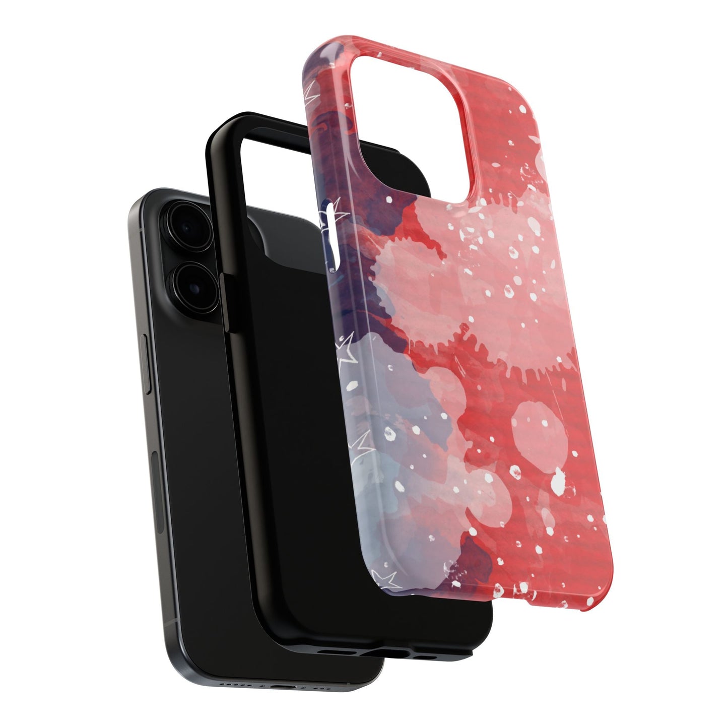 Watercolor American Flag Art – iPhone Series Case - BOGO Cases