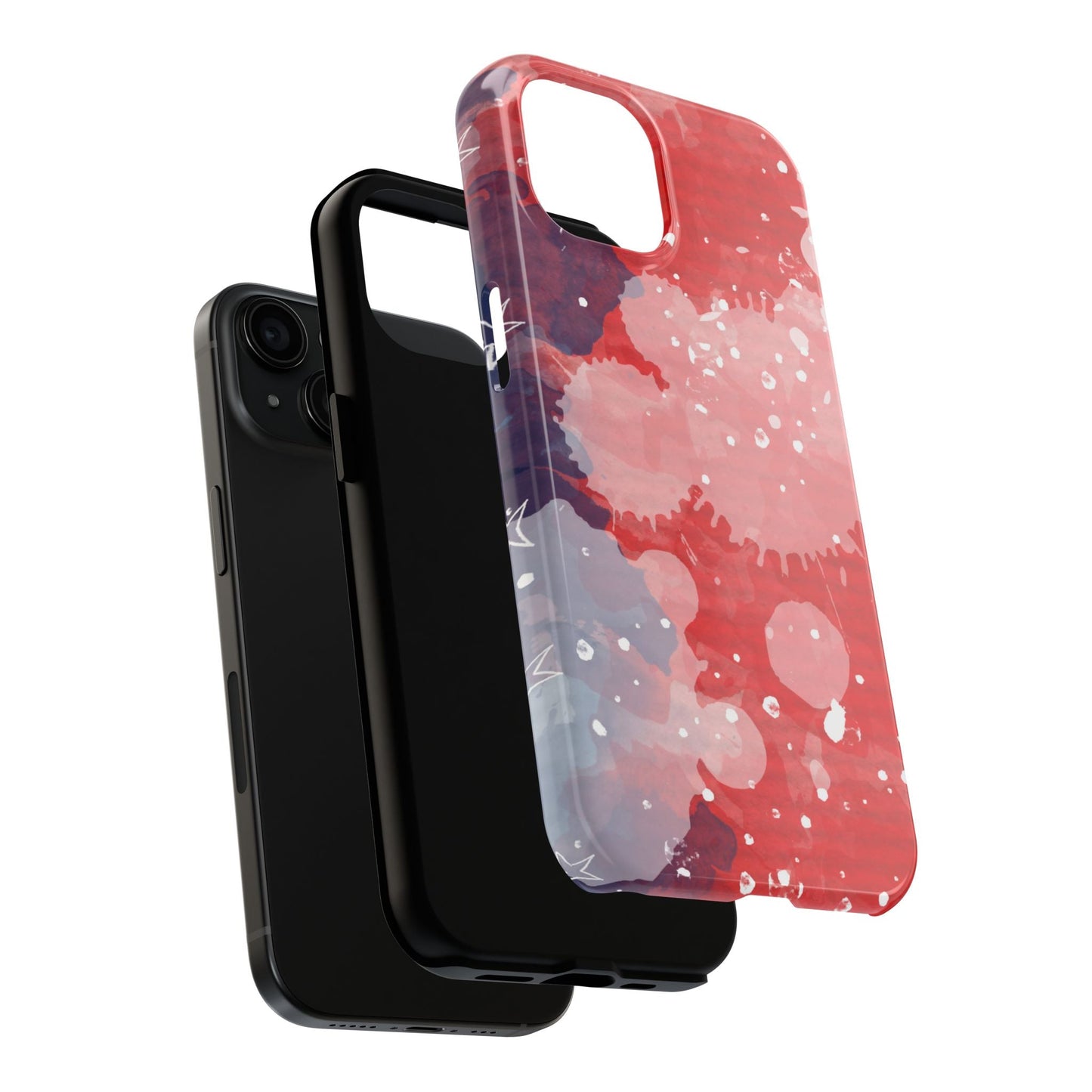 Watercolor American Flag Art – iPhone Series Case - BOGO Cases