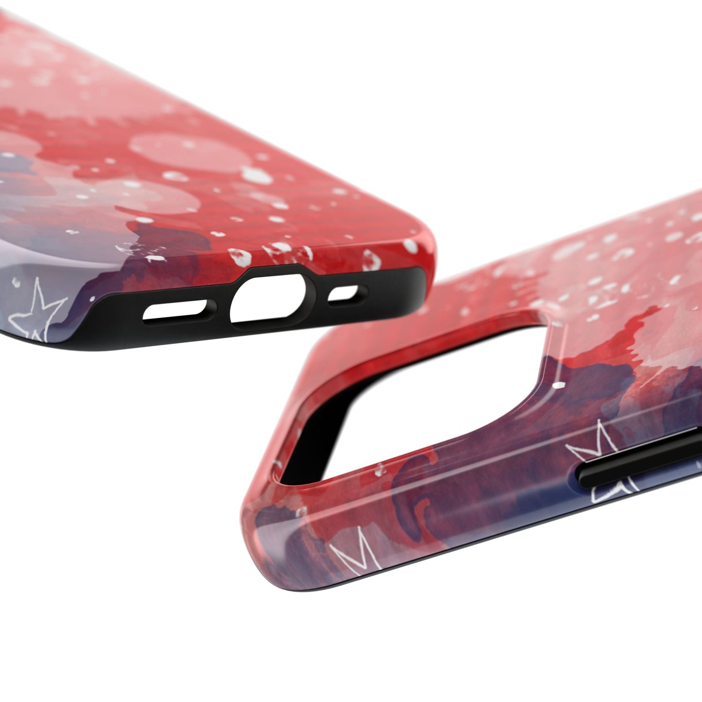 Watercolor American Flag Art – iPhone Series Case - BOGO Cases