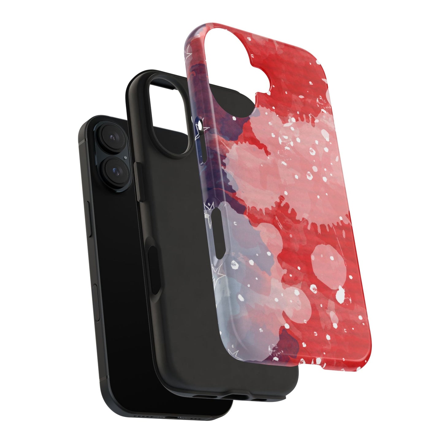 Watercolor American Flag Art – iPhone Series Case - BOGO Cases