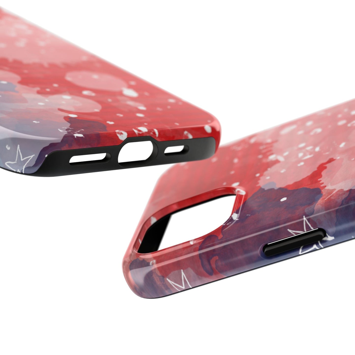 Watercolor American Flag Art – iPhone Series Case - BOGO Cases