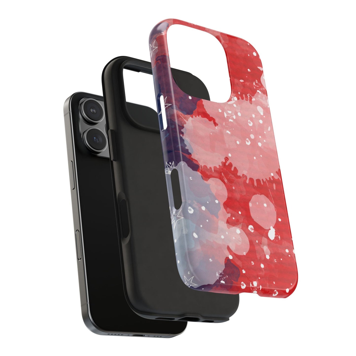 Watercolor American Flag Art – iPhone Series Case - BOGO Cases