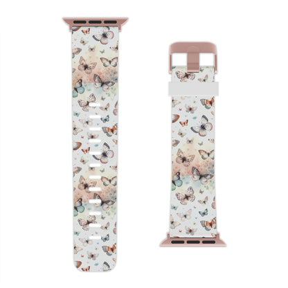 Watercolor Butterfly Apple Watch Band - BOGO Cases