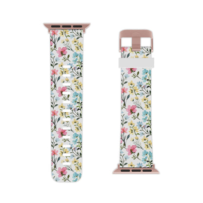 Watercolor Floral Bliss Apple Watch Band - BOGO Cases