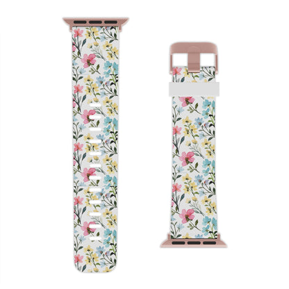 Watercolor Floral Bliss Apple Watch Band - BOGO Cases