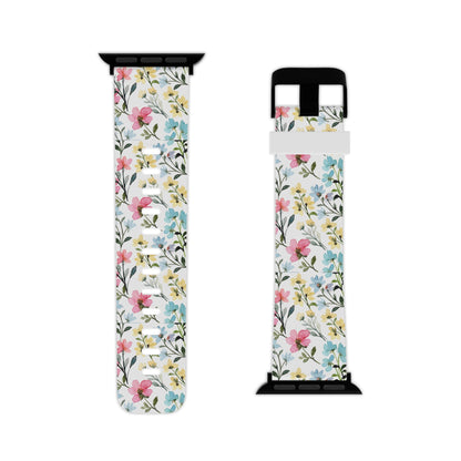 Watercolor Floral Bliss Apple Watch Band - BOGO Cases