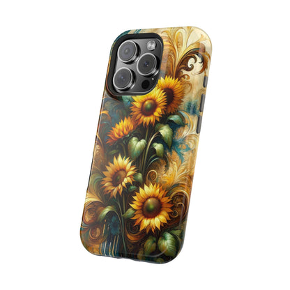 Watercolor Floral Sunflower iPhone Case - BOGO Cases