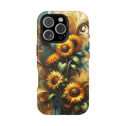 Watercolor Floral Sunflower iPhone Case - BOGO Cases