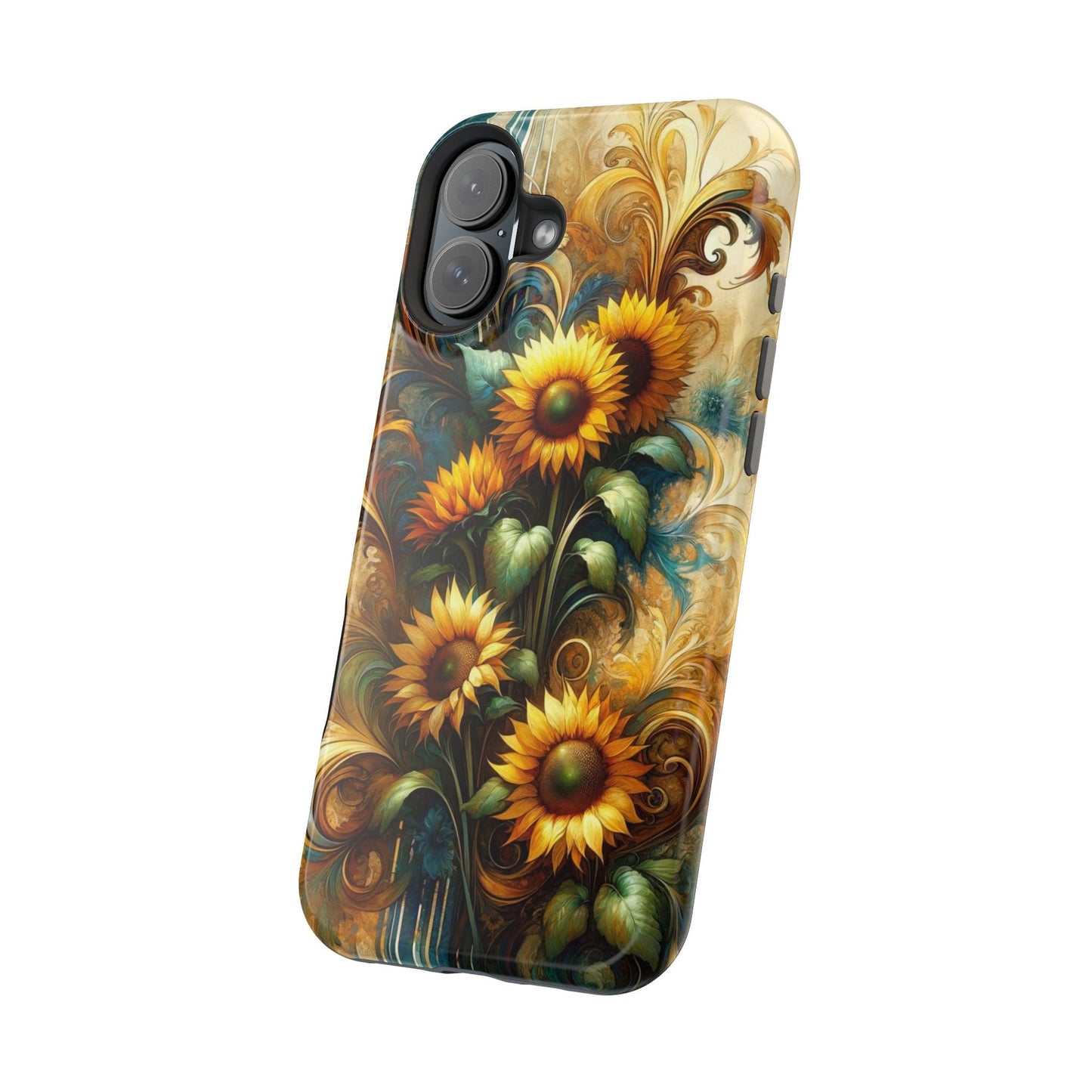 Watercolor Floral Sunflower iPhone Case - BOGO Cases