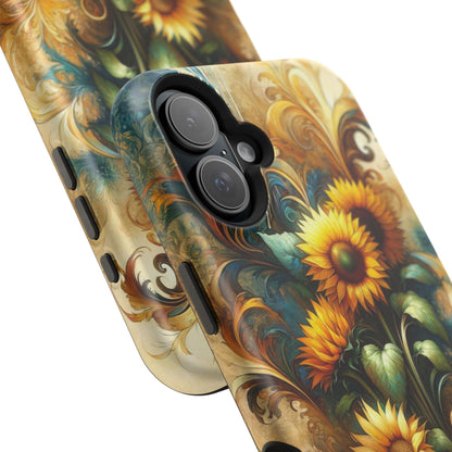 Watercolor Floral Sunflower iPhone Case - BOGO Cases