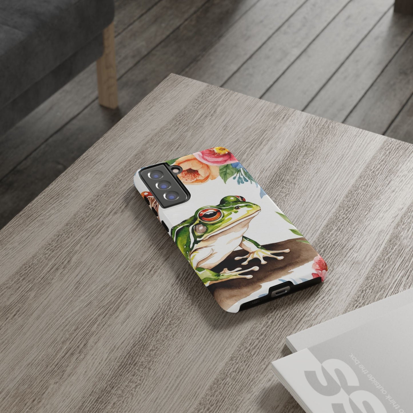 Watercolor Frog & Wildflower Art - Samsung Galaxy Case - BOGO Cases