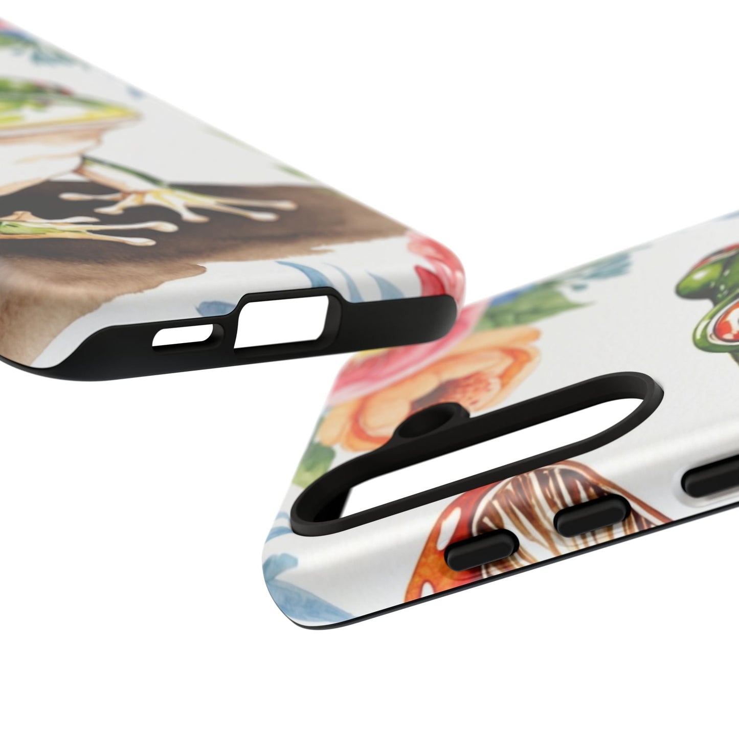 Watercolor Frog & Wildflower Art - Samsung Galaxy Case - BOGO Cases
