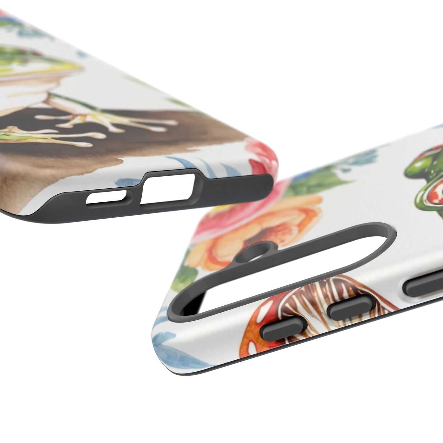 Watercolor Frog & Wildflower Art - Samsung Galaxy Case - BOGO Cases