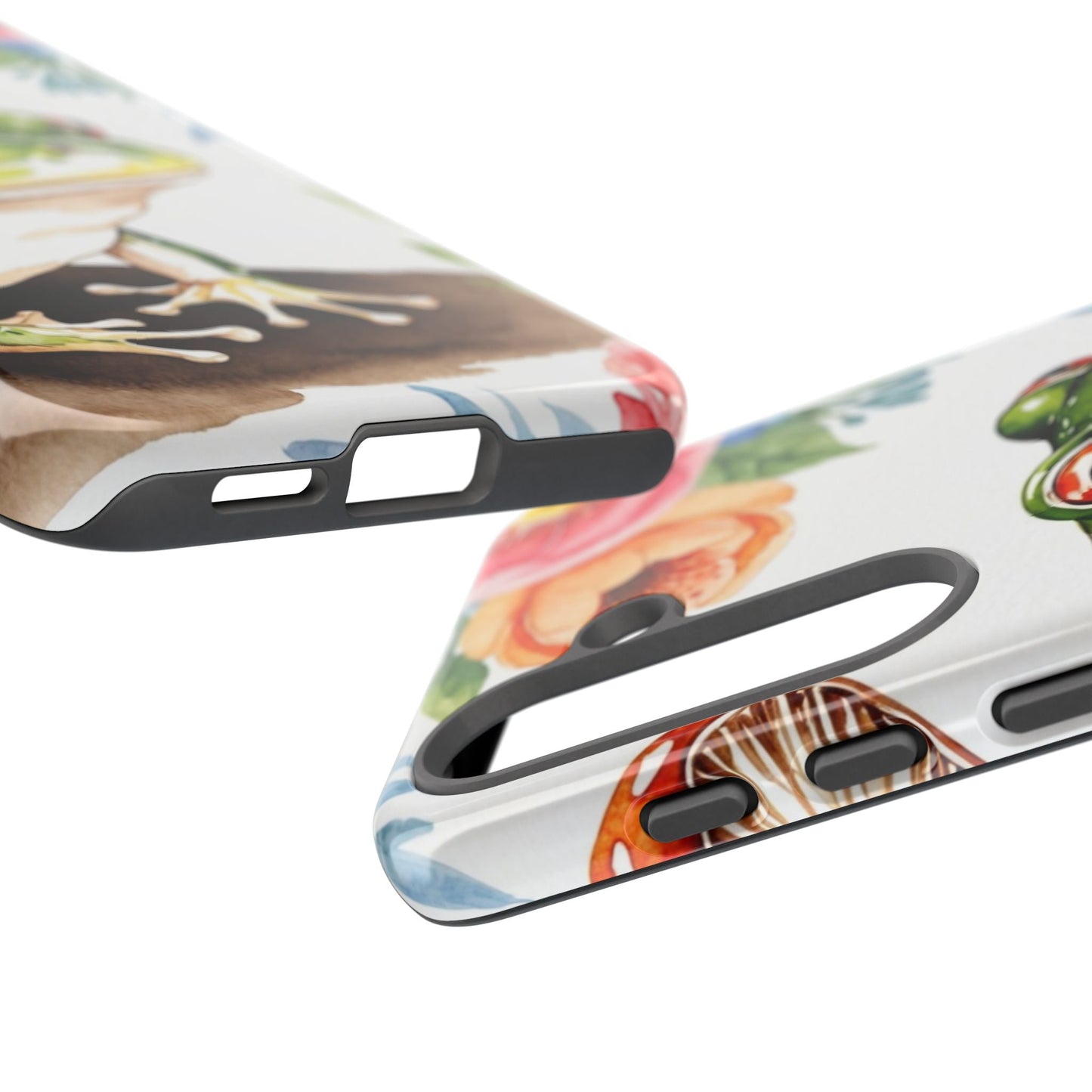 Watercolor Frog & Wildflower Art - Samsung Galaxy Case - BOGO Cases