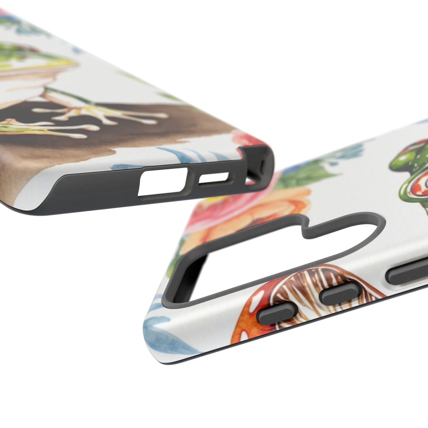 Watercolor Frog & Wildflower Art - Samsung Galaxy Case - BOGO Cases