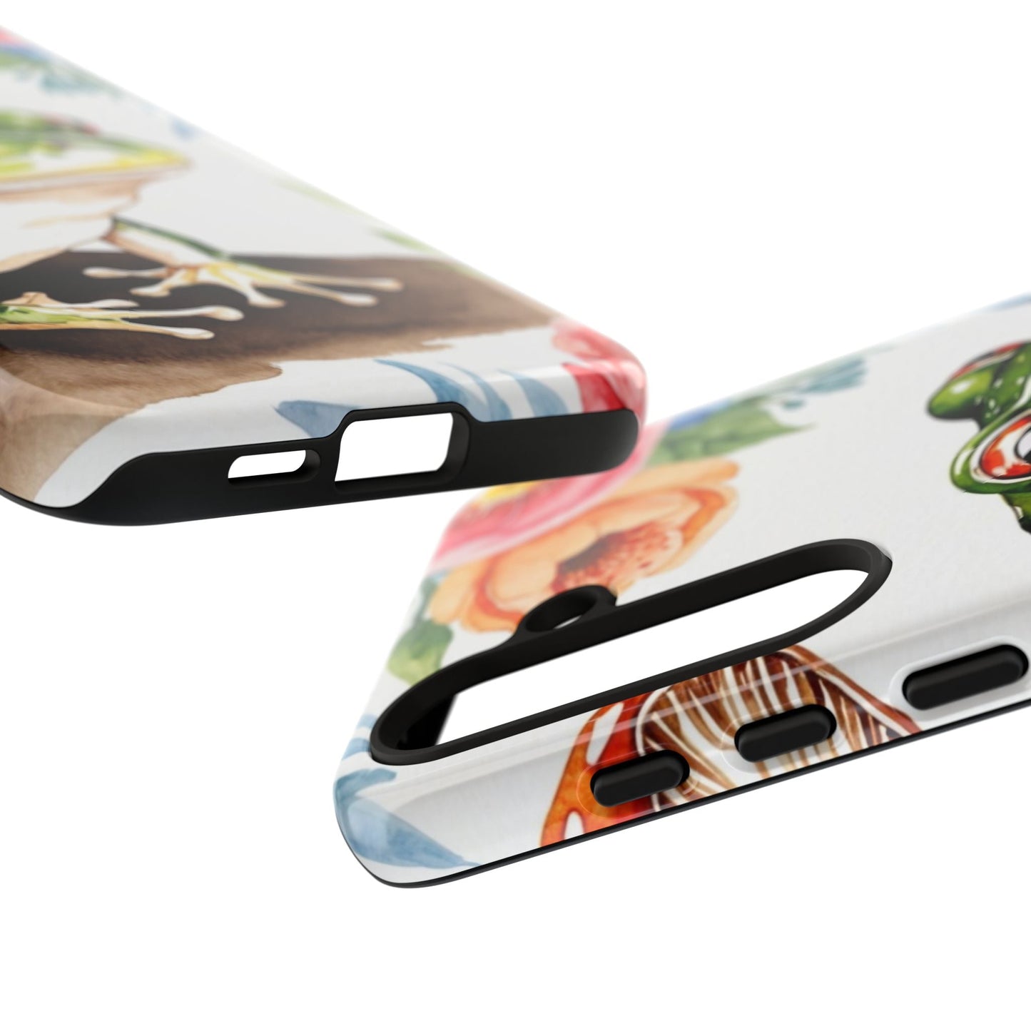 Watercolor Frog & Wildflower Art - Samsung Galaxy Case - BOGO Cases